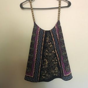 Floral embroidered Tank top